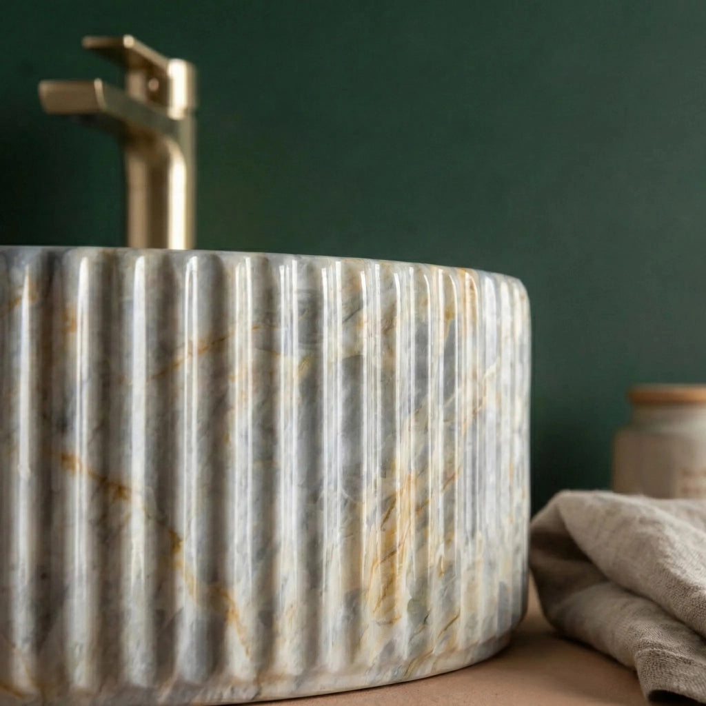 Lavabo Da Appoggio Rea Marcela 60 Ruststone