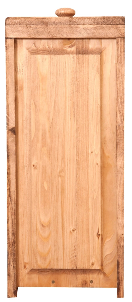 Biscottini Mobile porta tv Country in legno massello di tiglio finitura naturale Made in Italy