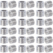 Zuilkralen 30 Stuks - Acciaio Inossidabile - Grosse Gocce 6,5 mm - Crucette a Raggi - Fai da Te con i Gioielli - Supporto per Crucette 7,4 x 7,2 x 1,7 cm