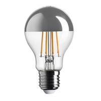 LAMPADINA GOCCIA CUPOLA ARGENTATA LED 7W LUCE CALDA 2700K 680LM E27 BOT