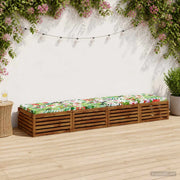 Cuscini per Sedia in 4 Pezzi SOEST 4 pz 100% Poliestere 945028
