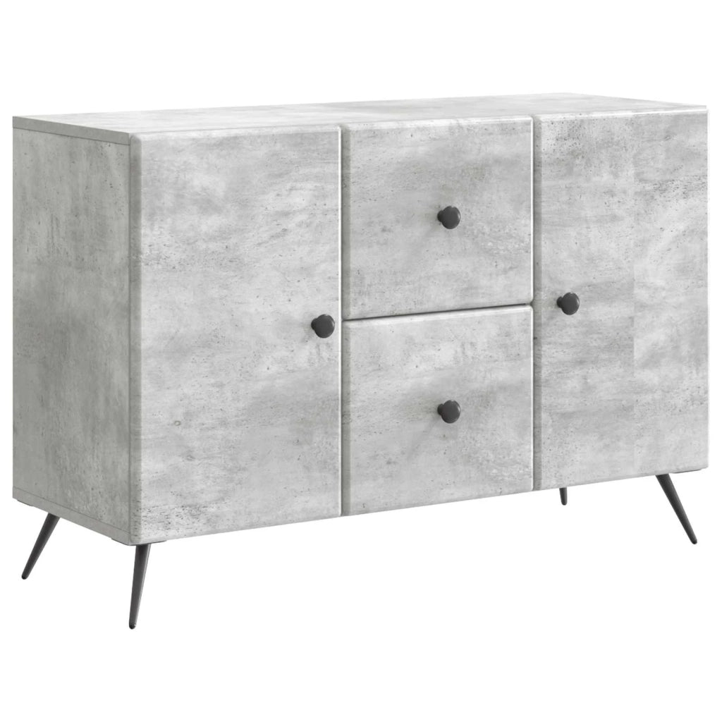 Credenza Grigio Cemento 89 x 34,5 x 60 cm Legno ingegnerizzato