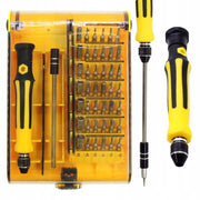 Set di Cacciaviti di Precisione ProFix MasterSet 45w1 – 45 Pezzi | Manico Antiscivolo, Punte Magnetiche, Estensione