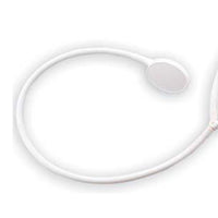 Doccia per parrucchiera con flessibile in pvc bianco a 2 vie