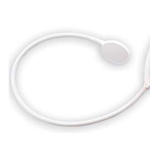 Doccia per parrucchiera con flessibile in pvc bianco a 2 vie