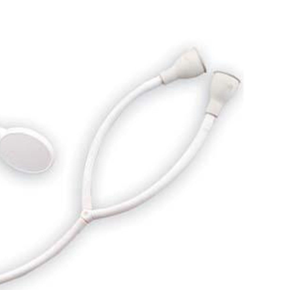 Doccia per parrucchiera con flessibile in pvc bianco a 2 vie