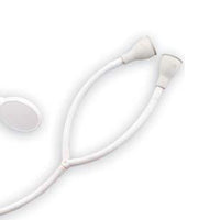 Doccia per parrucchiera con flessibile in pvc bianco a 2 vie