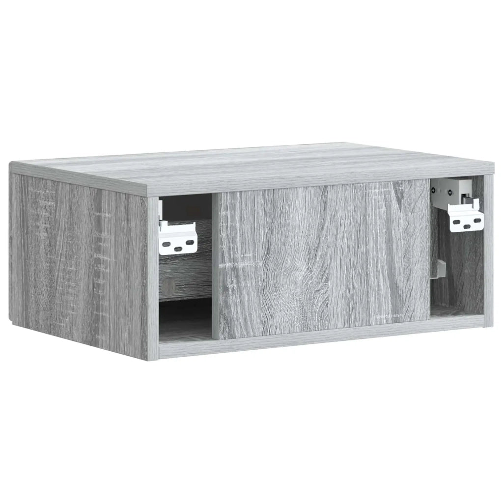 Armadio da Notte 2 pcs Grigio Sonoma 49 x 34,5 x 20 cm