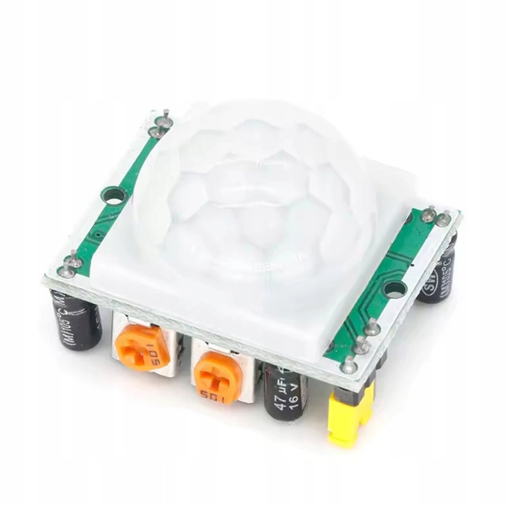 Sensore di Movimento PIR HC-SR501 – Rilevatore Infrarossi | 5–20V | Regolazione Sensibilità e Tempo | Portata 7m