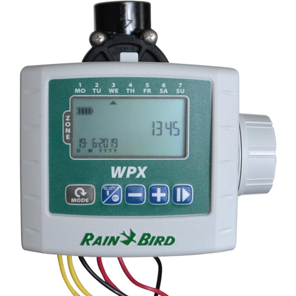 Rain bird programmatore a batteria wpx1 kit + elettrovalvola 9v