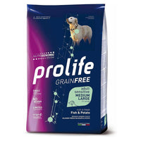 Prolife Dog Grainfree Sensitive Adult Medium Large Pesce e Patate 10kg