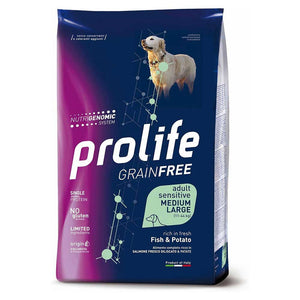 Prolife Dog Grainfree Sensitive Adult Medium Large Pesce e Patate 10kg