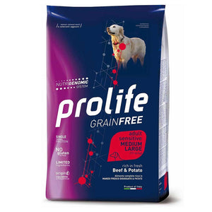Prolife Dog Grainfree Sensitive Adult Medium Large Manzo e Patate 10kg