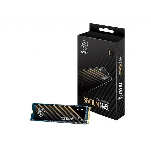 Msi spatium m450 pcie 4.0 nvme m.2 1tb pci express 4.0 3d nand - S78-440L0M0-P83