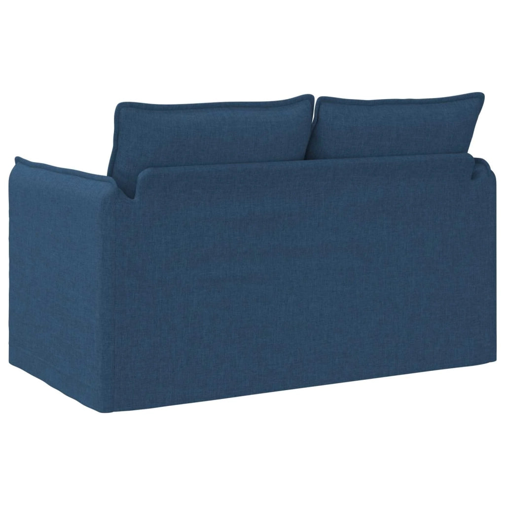 Divano | Divano da soggiorno | Sofa Blu 136 x 82 x 85 cm Tessuto