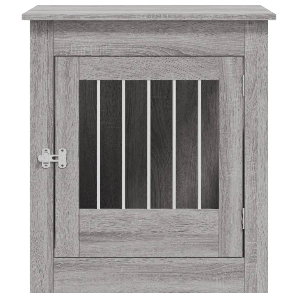 Gabbia Cani Arredamento Grigio Sonoma 64,5x80x71cm Multistrato 838335
