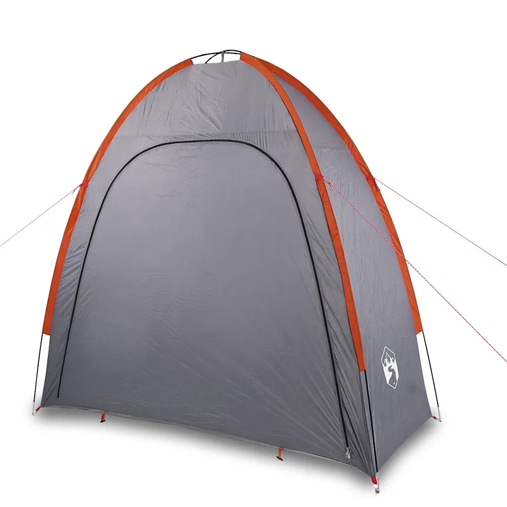 Tenda Portaoggetti Grigio e Arancione Impermeabile 94577
