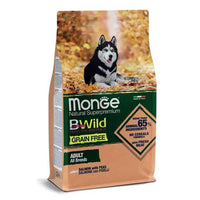 Monge Dog Bwild Grain Free Adult All Breed Salmone e Piselli 12kg