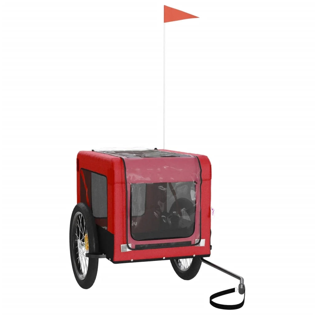 Rimorchio/carrello per animali domestici rosso 02_0044365