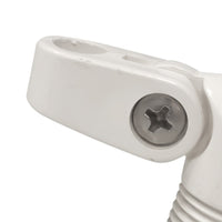 Snodo bianco per saliscendi asta tonda