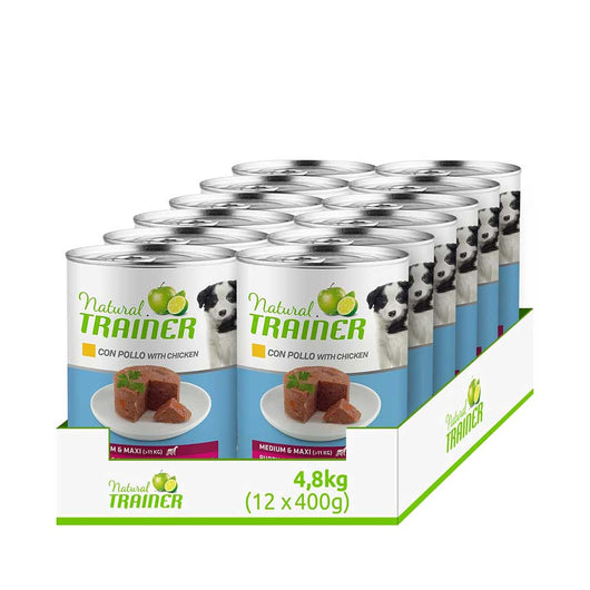 Trainer Natural Dog Puppy Medium & Maxi Pollo 12x400gr