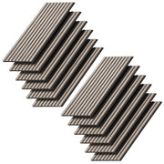 Vicco Pannello acustico Marrone 12 pezzi