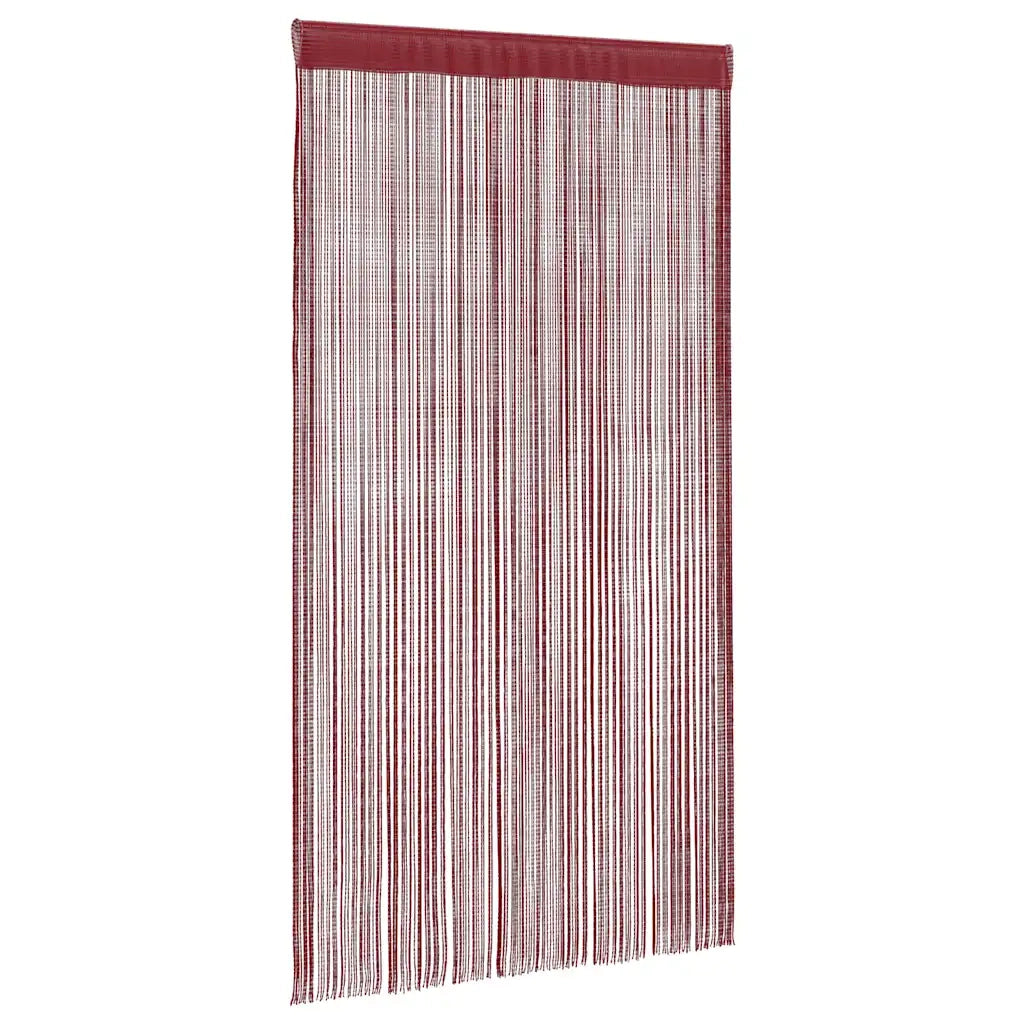 2 Pz Tende a Fili 100x250 cm Rosso Borgogna cod mxl 77242
