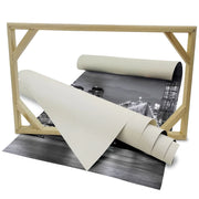 New York City by night - Quadro Canvas su telaio in legno Misura: 70X50 cm