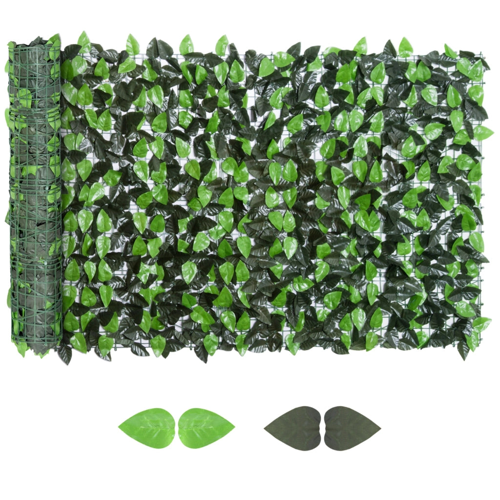 Siepe Artificiale ¨C zephmum ¨C Verde Chiaro e Scuro 3x1 m