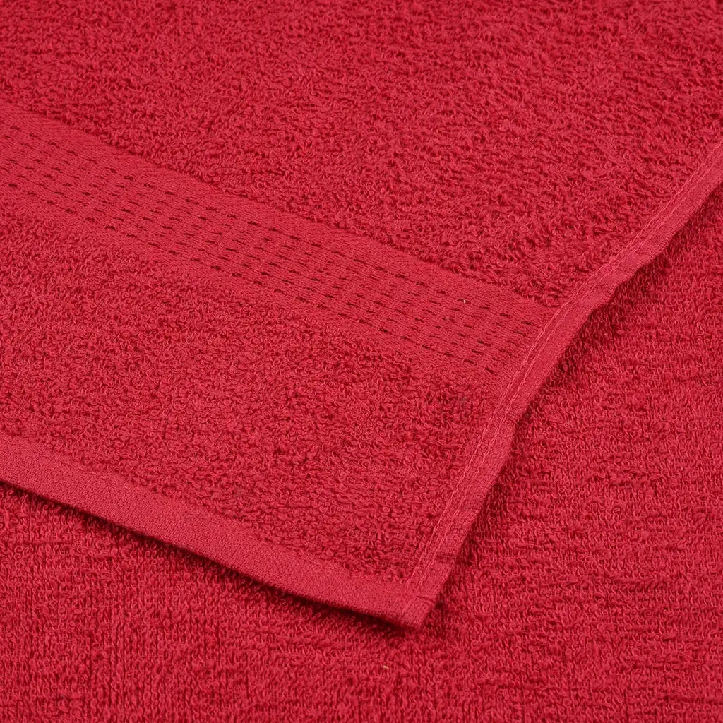 Asciugamani da doccia FROGN 10 pezzi Rosso 70x140 cm 360 g/m2