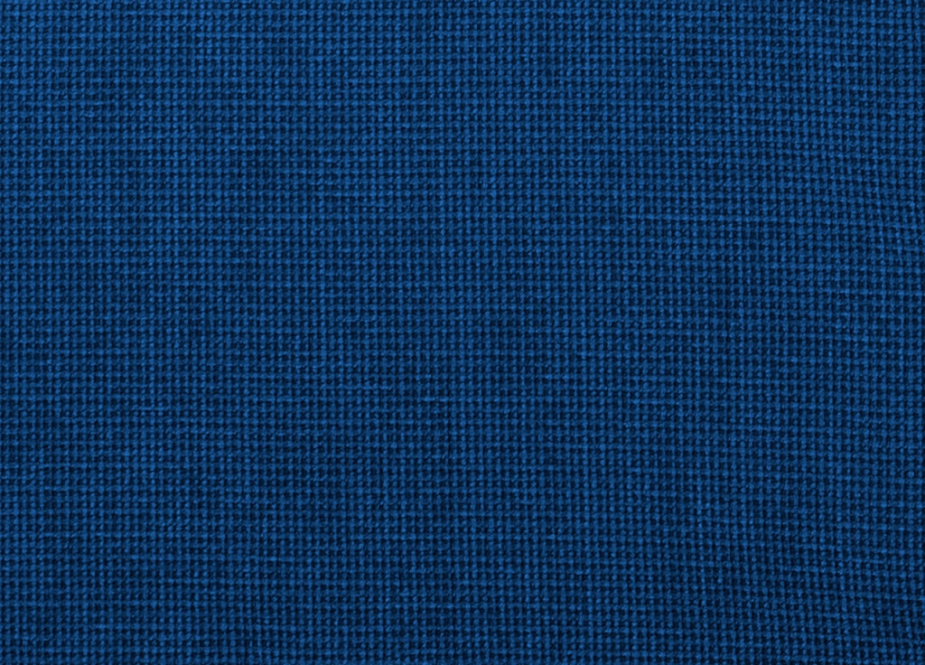 Set Cuscini Coprisedia Imbottiti Sfoderabili Modello Intreccio Made In Italy - Morbidone 4Pz - Blu