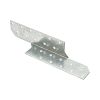 Ancoraggio a cuneo per travetto sinistro 33x33x170mm, spessore 2mm, acciaio zincato