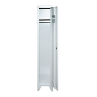 Armadietto metallico tipo spogliatoio – 1 anta, 1700×300×450 mm, con serratura Breckner Germany