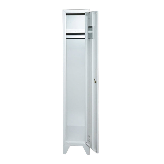 Armadietto metallico tipo spogliatoio – 1 anta, 1700×300×450 mm, con serratura Breckner Germany