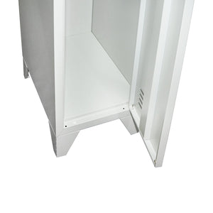 Armadietto metallico tipo spogliatoio – 1 anta, 1700×300×450 mm, con serratura Breckner Germany