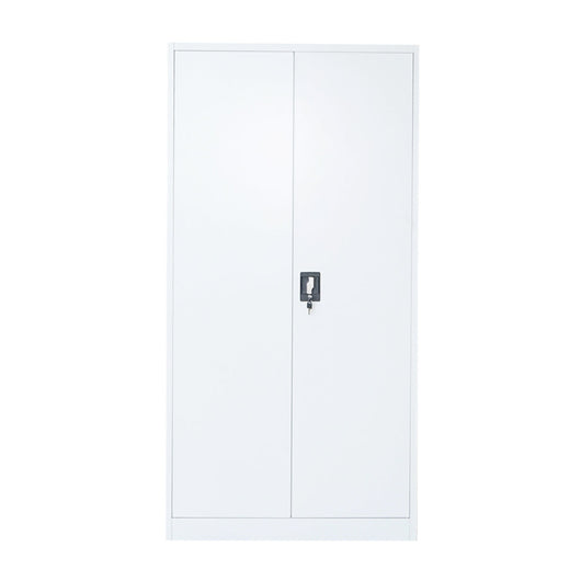 Armadio metallico 1800×900×400 mm con 2 ante di sicurezza, 4 ripiani, colore grigio Breckner Germany