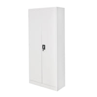 Armadio metallico a 2 ante con 4 ripiani – 1800×800×350 mm, grigio Breckner Germany