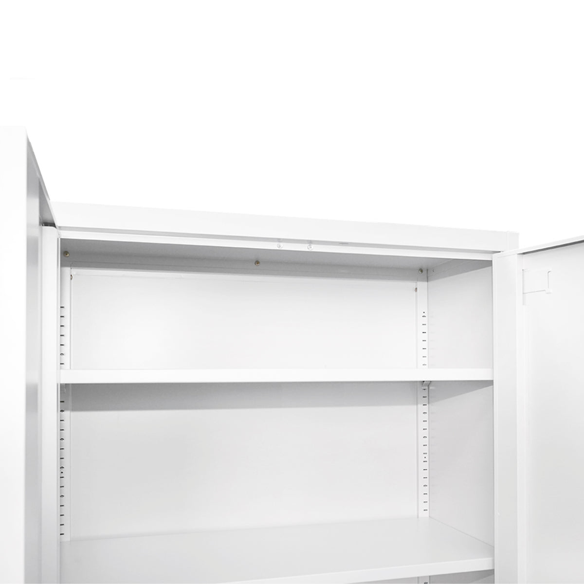 Armadio metallico a 2 ante con 4 ripiani – 1800×800×350 mm, grigio Breckner Germany