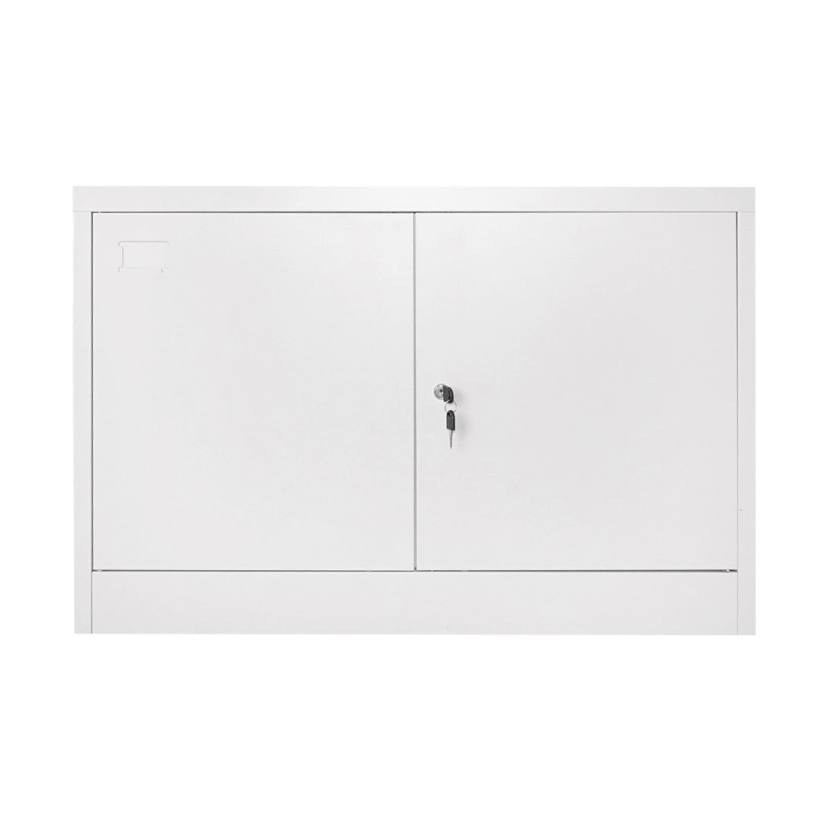 Armadio metallico con 2 ante e 1 ripiano – 900×600×400 mm, grigio Breckner Germany