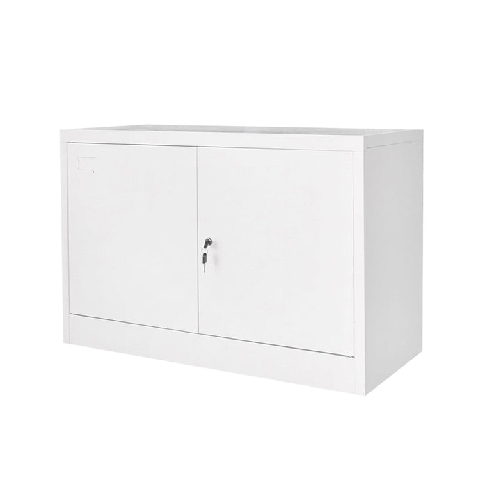 Armadio metallico con 2 ante e 1 ripiano – 900×600×400 mm, grigio Breckner Germany