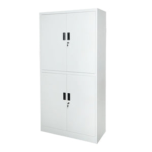 Armadio metallico con 4 ante completamente sicure 1800x900x400mm