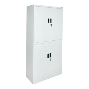 Armadio metallico con 4 ante completamente sicure 1800x900x400mm