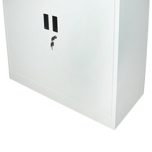 Armadio metallico con 4 ante completamente sicure 1800x900x400mm