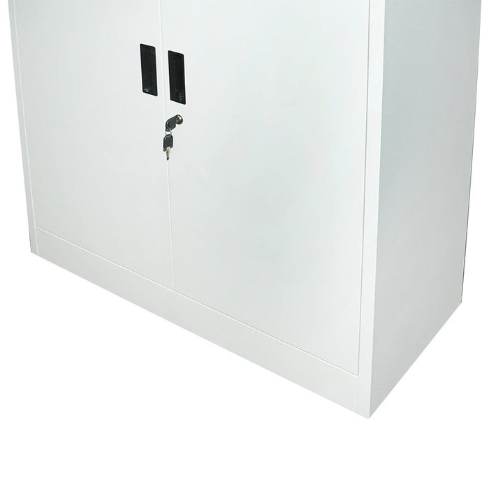 Armadio metallico con 4 ante completamente sicure 1800x900x400mm