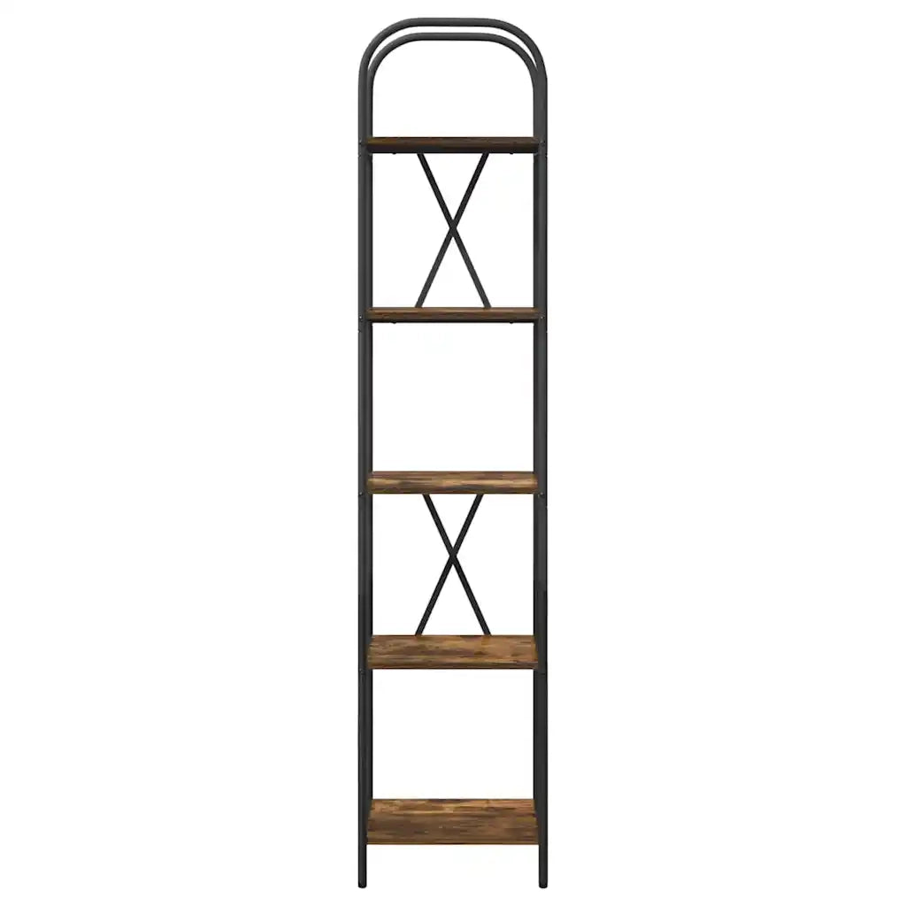 Libreria Rovere fumé 40 x 30 x 183 cm Legno multistrato 879871