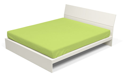 Lenzuolo Sotto con Angoli ed Elastico Tinta Unita Verde Acido Matrimoniale Maxy