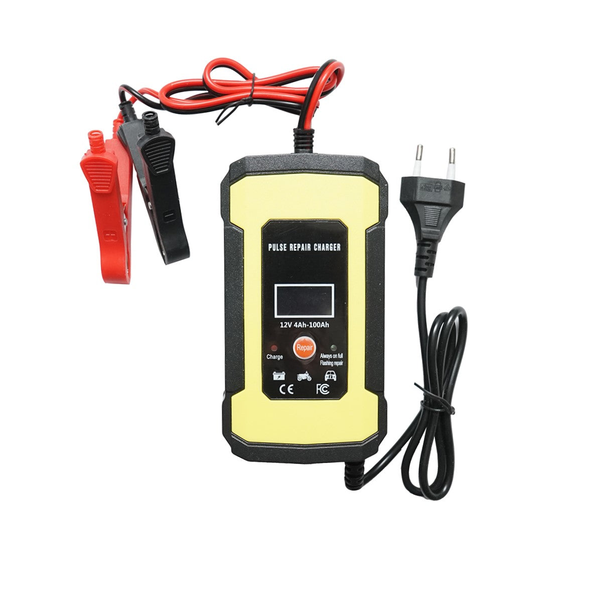 Caricabatterie digitale per auto/moto – 12V, 6A con funzione di riparazione