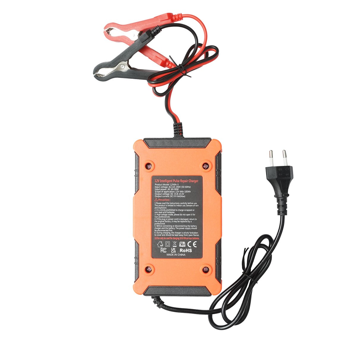 Caricabatterie digitale per batterie – 12V / 6A con funzione di riparazione intelligente