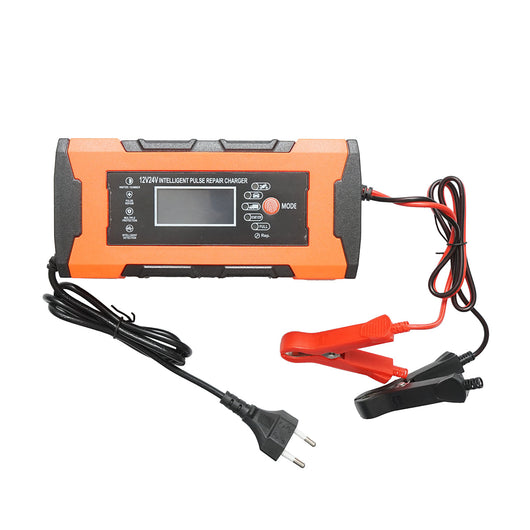 Caricabatterie digitale per batterie – 12V 10A / 24V 5A con funzione di riparazione intelligente a impulsi