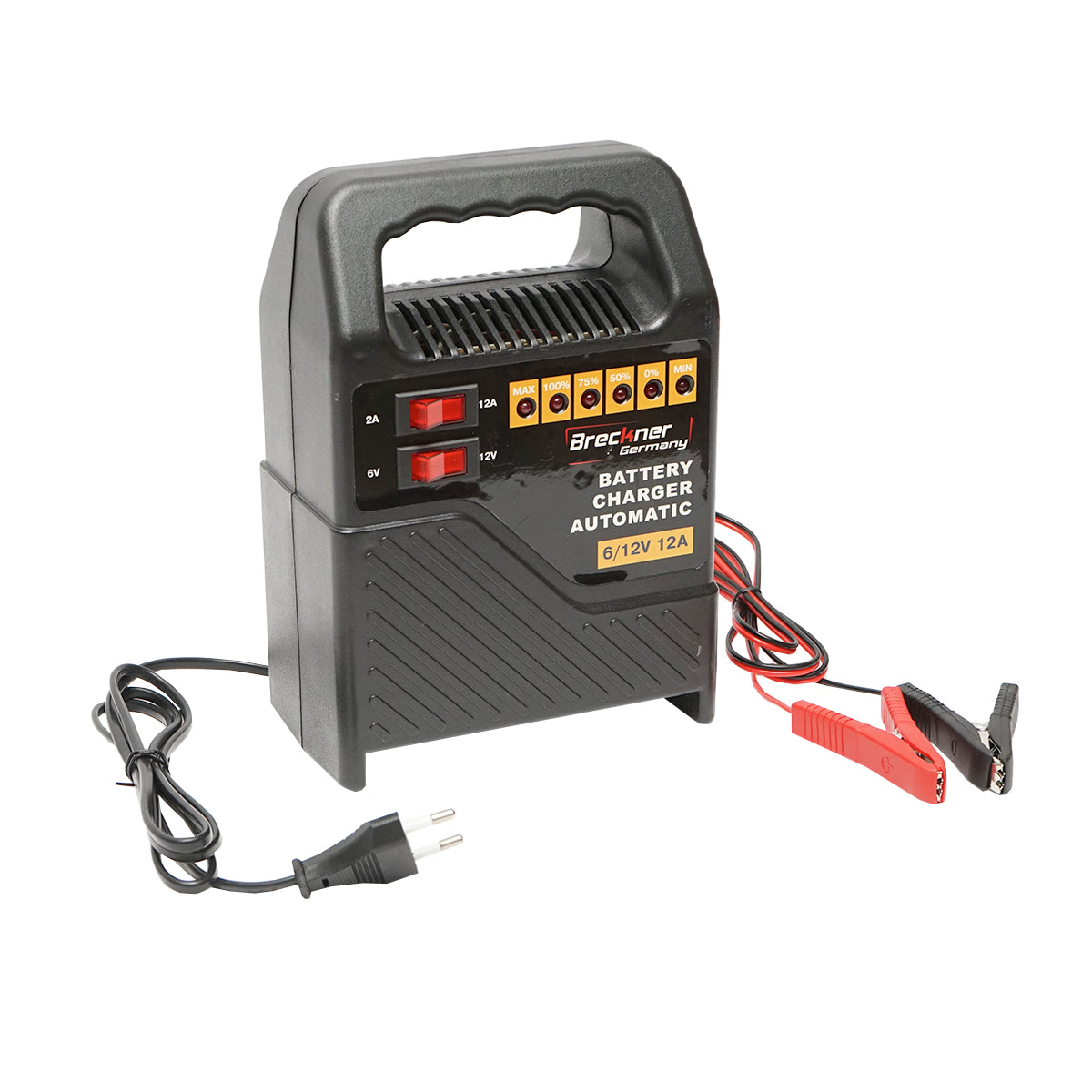 Caricabatterie per batterie auto – 6V / 12V, 12A Breckner Germany